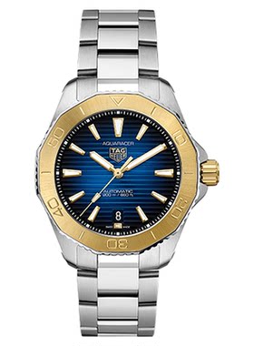 【新品】TAG Heuer泰格豪雅竞潜系列18K3N黄金蓝色手表官方正品