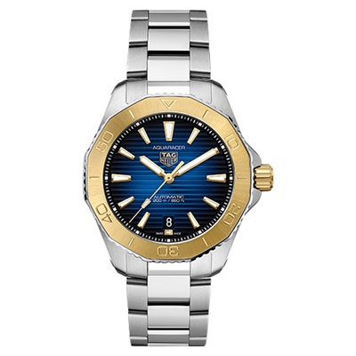 【新品】TAG Heuer泰格豪雅竞潜系列18K3N黄金蓝色手表官方正品