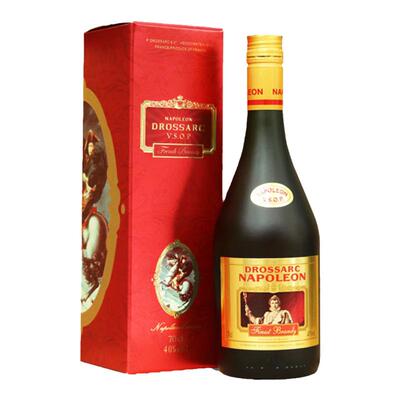 大将军VSOP拿破仑白兰地调酒基酒烈酒法国进口洋酒700ml礼盒装