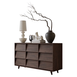 中古风九斗柜卧室多层抽屉柜收纳柜法式复古卧室床尾置物储物柜