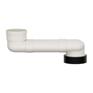 抽水马桶移位器110坐便器下水管道不挖地平移配件加长PVC扁管防臭