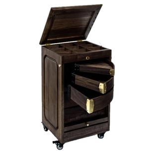 牙科柜北美黑胡桃木中古文玩首饰盒置物柜茶具收纳柜展示实木柜