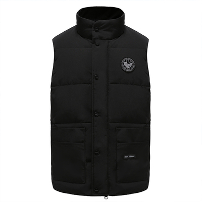 男士大码男女款加肥加大特体肥佬羽绒服大鹅马甲背心防寒立领外套