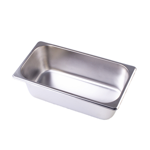 不锈钢份数盆长方形盆食堂快餐保温车餐盆打菜盆奶茶店小料分数盒