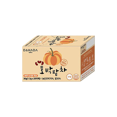 宋智雅同款韩国dahada南瓜红豆茶
