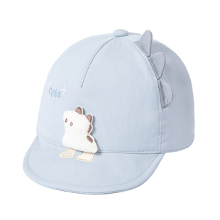 男宝宝帽子春薄款婴儿鸭舌帽小月龄儿童防晒帽男孩遮阳棒球帽男童