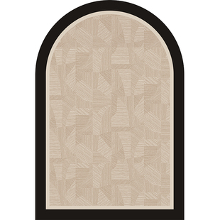 高级感拱形电脑椅地垫梳妆台椅子防滑隔音脚垫书房电竞椅转椅地毯