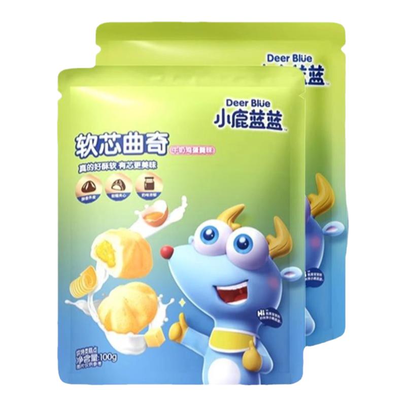 小鹿蓝蓝软心曲奇酥软夹心饼干