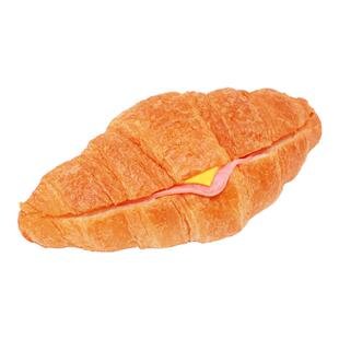 中粮香雪火腿芝士牛角可颂三明治面包大个装早餐下午茶零食70g*5