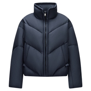 商场同款|森马羽绒服女冬90绒子oversize立领2025新款小个子外套