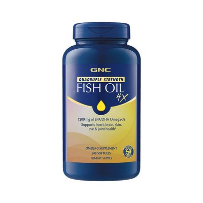 GNC/健安喜四倍铂金鱼油rtg鱼油