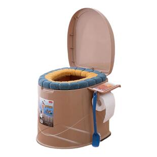 移动马桶卧室残疾人老年家用孕妇坐厕应急塑料便携式便桶坐便椅