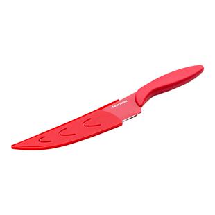 捷克tescoma 不锈钢水果刀家用便携随身瓜刀削切果皮刀带刀鞘小刀