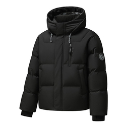 鸭鸭羽绒服男女同款红色外套