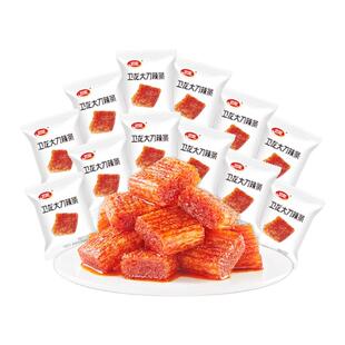 卫龙素大刀肉辣条200包独立包装怀旧老式经典批发网红爆款小零食L