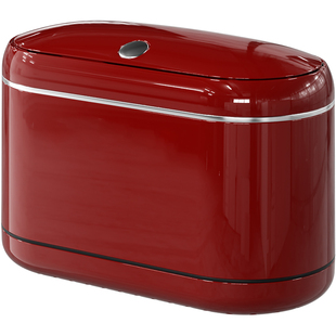 桌面垃圾桶家用小号按压式弹盖窄缝收纳桶高颜值厨房卧室迷你纸篓