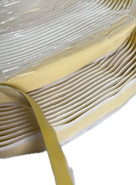 丁基密封胶条 黄色 耐高温 RTM/FRP真空导流耗材辅材  橡胶密封条