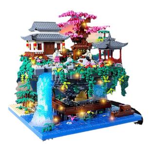 新款桃花潭积木高难度巨大型建筑10000粒拼装玩具适用于乐高系列