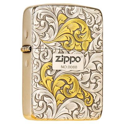 zippo正品打火机荣耀唐草礼物男