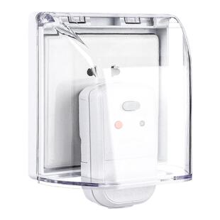 86型明装插座防水浴室超高盒防溅盒卫生间自粘贴开关插座罩保护盖