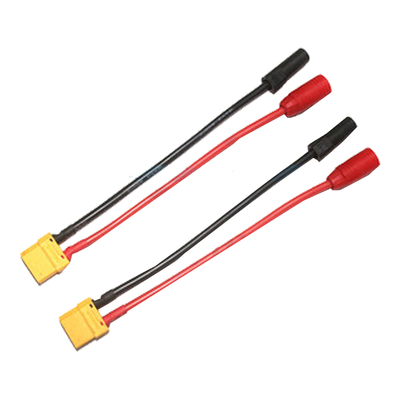 艾迈斯插头转接线XT90母转AS150插头公+XT150插头公端12AWG150mm