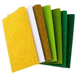 建筑沙盘模型材料场景模型草皮景观绿色尼龙草坪草绒纸粘胶草粉