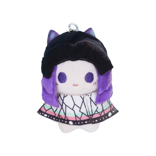 鬼灭之刃蜜璃义勇动漫周边小芭内蝴蝶忍娃娃挂件毛绒公仔小玩偶