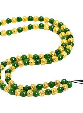 霸气和田玉转运珠观音项链