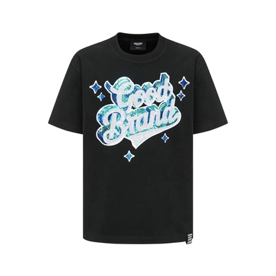 GOODBRAND立体星星亮片短袖