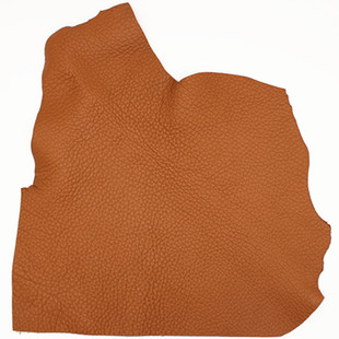 3mm加厚牛皮皮料diy真皮桌垫头层牛皮凉席皮床垫沙发垫黄棕色