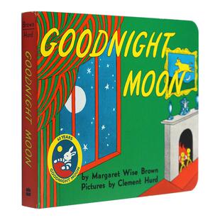 Goodnight Moon 晚安月亮 The Runaway Bunny 逃家小兔 英文原版绘本纸板书 儿童经典启蒙晚安故事 3-6岁