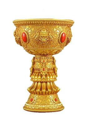 藏式电子酥油灯灯座烛台供佛灯