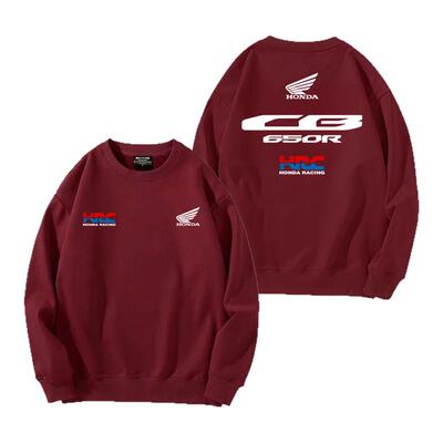 加绒柔顺亲肤保暖圆领卫衣