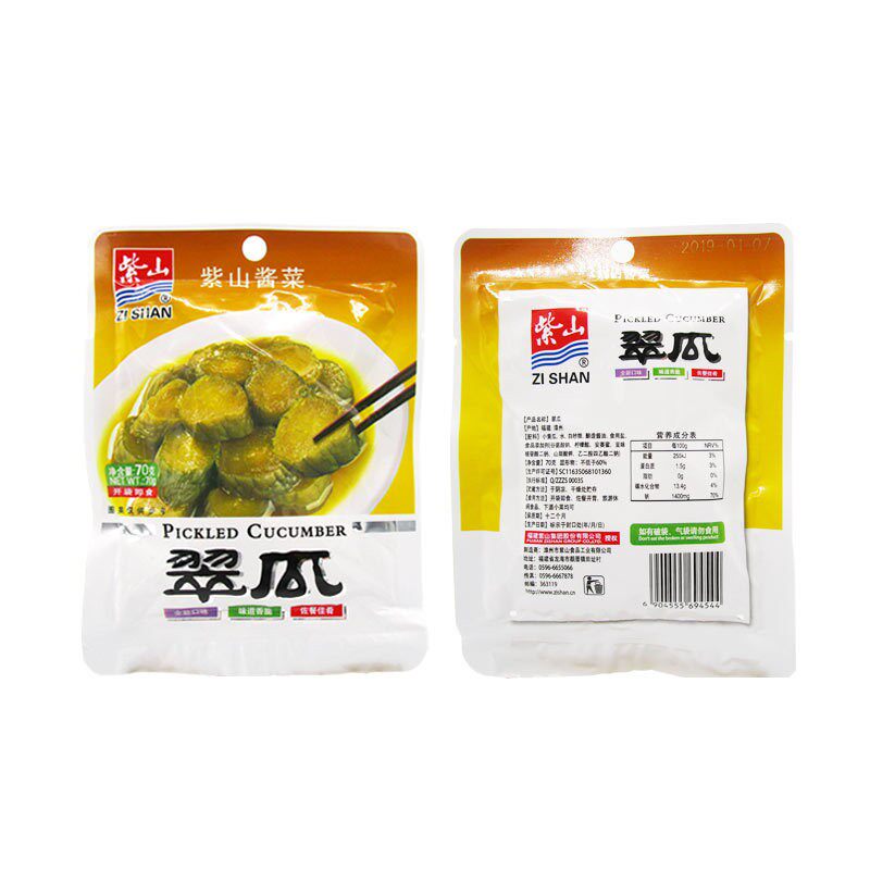 紫山翠瓜70g脆瓜酱瓜酱菜