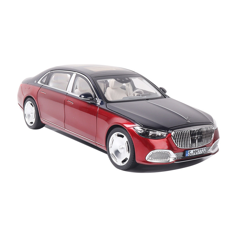 2021款奔驰迈巴赫S680 W223 NOREV 1:18 Maybach合金汽车模型全开
