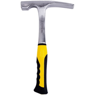 哈光地质锤高碳钢勘探锤扁头榔头户外专业采矿五金工具逃生锤子