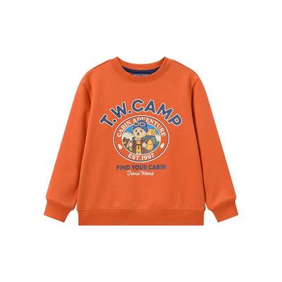 TeenieWeenieKids印花加绒卫衣