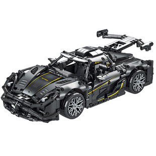 柯尼塞格积木跑车拼装车模型赛车遥控汽车玩具男孩生日礼物送男生