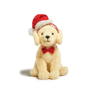 FAO毛绒狗玩具儿童礼物拉布拉多哈士奇柯基犬仿真可爱毛绒玩偶