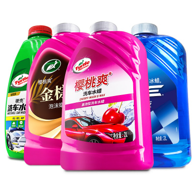 龟牌洗车液水蜡白车泡沫清洁通用