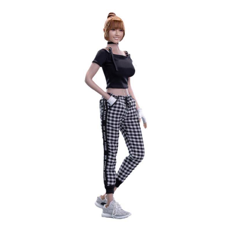 六芒星1/6格子裤套装