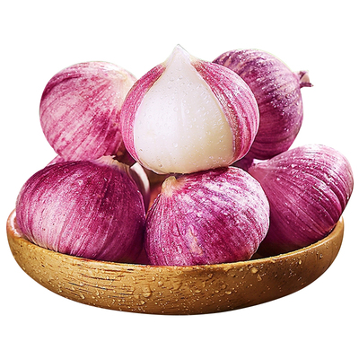 农家自种丨云南紫皮独头蒜丨现挖