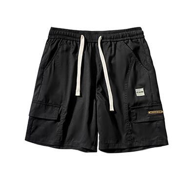 夏季薄款冰丝速干运动工装短裤男