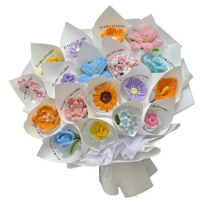 一岁一礼成人礼花束手工diy扭扭棒花艺材料包送闺蜜女友生日礼物