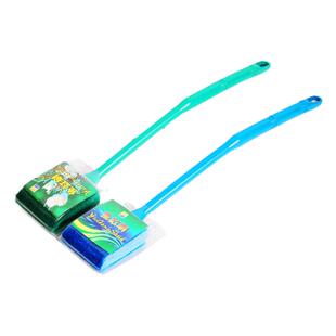 鱼缸清洁刷小号长柄刷清洁擦玻璃除苔刮藻刷小型水族箱清理工具