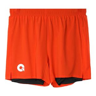 果凡运动短裤男透气速干专业马拉松训练跑步短裤3.5分带内衬腰包