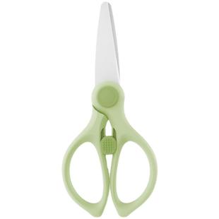 gb好孩子宝宝辅食剪刀陶瓷婴儿食品级刀头便携外带食物小剪刀儿童