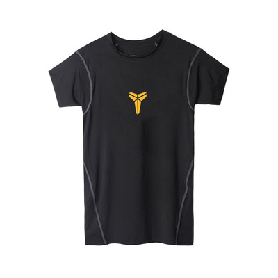 运动紧身短袖透气t恤速干弹力衫