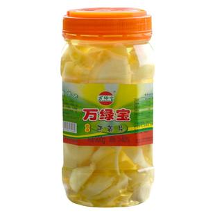 万绿宝子姜片泡菜泡生姜腌制醋泡姜咸生姜片客家河源特产900g包邮