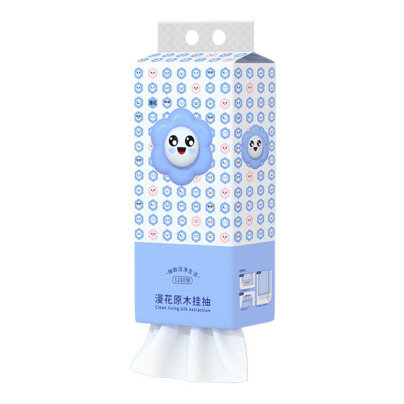 漫花悬挂抽纸1280张*6提整箱装